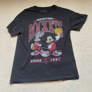 Junk food Houston rockets mini and mickey t shirt